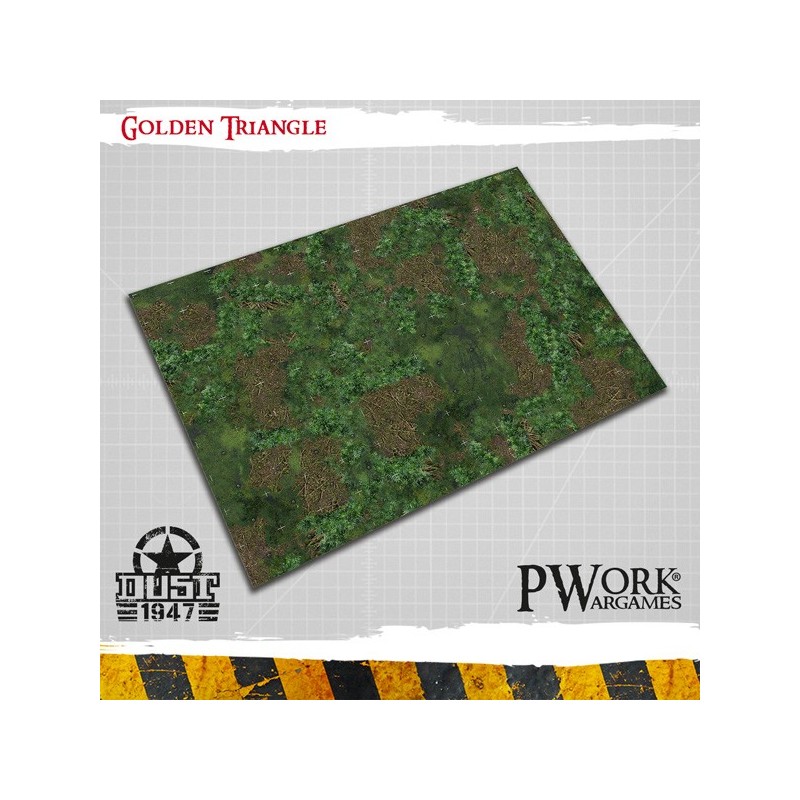 Tapis de jeu PVC Golden Triangle-Dust 1947 113x113cm Tapis de jeu PVC Golden Triangle-Dust 1947 113x113cm