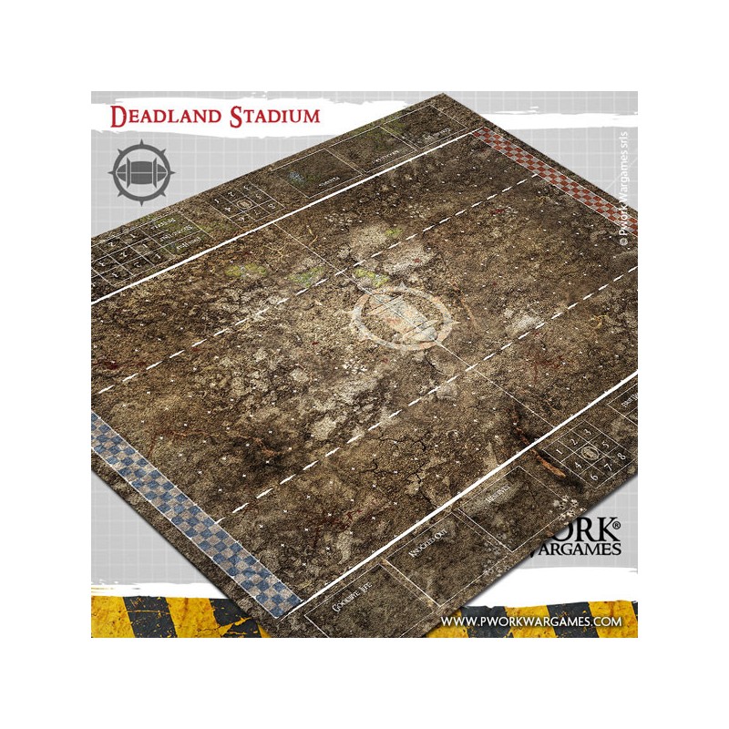 Tapis de jeu néoprène Deadland Stadium Tapis de jeu néoprène Deadland Stadium
