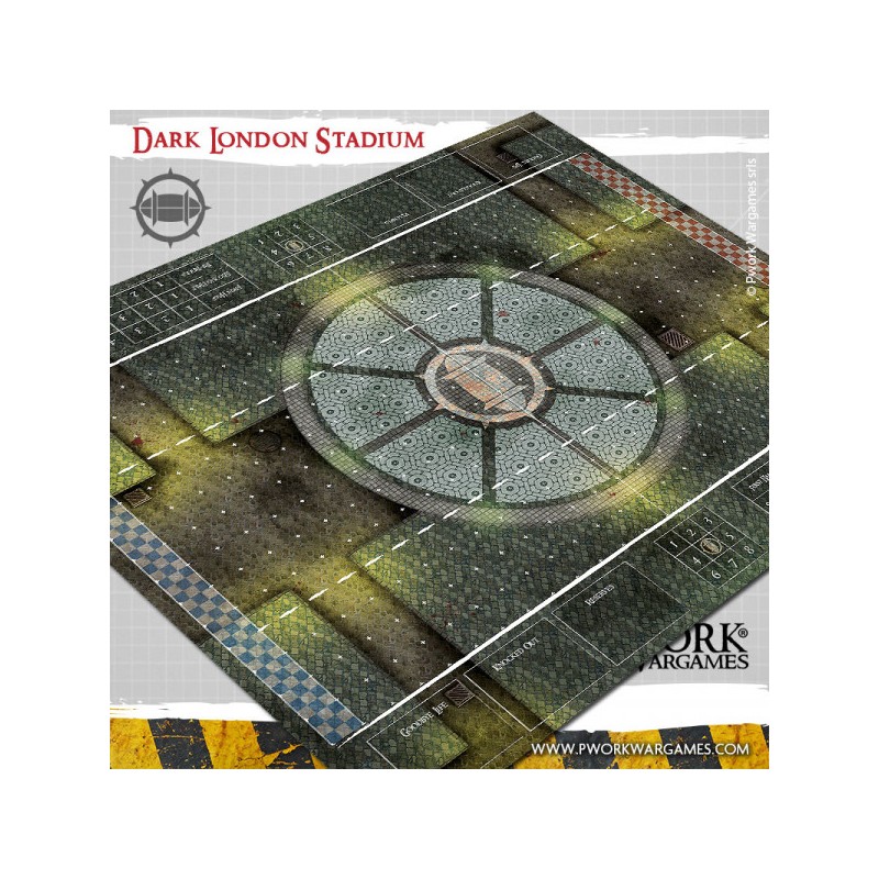 Tapis de jeu néoprène Dark London Stadium Tapis de jeu néoprène Dark London Stadium