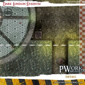 Tapis de jeu néoprène Dark London Stadium