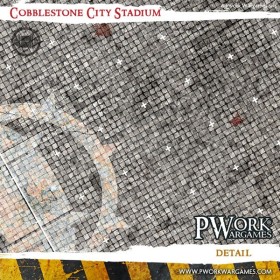 Tapis de jeu néoprène Cobblestone Stadium