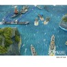 TAPIS DE JEU NEOPRENE SEAS OF WAR 90X90CM