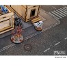 TAPIS DE JEU NEOPRENE ROADS OF WAR 90X90CM
