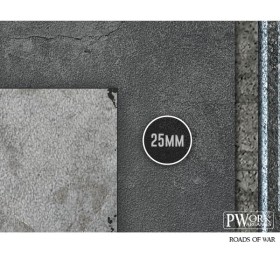 TAPIS DE JEU NEOPRENE ROADS OF WAR 90X90CM