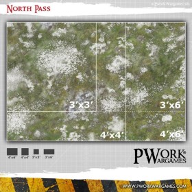 TAPIS DE JEU NEOPRENE NORTH PASS 44X60"