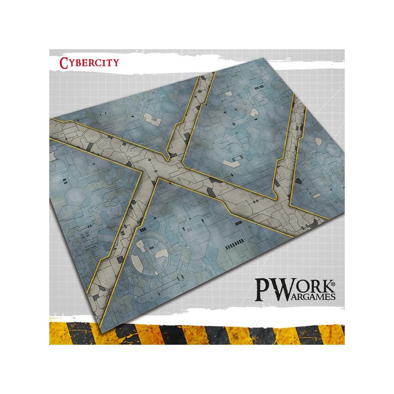 TAPIS DE JEU NEOPRENE CYBERCITY 90X90 CM