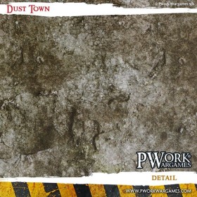 TAPIS DE JEU NEOPRENE DUST TOWN 90X90CM