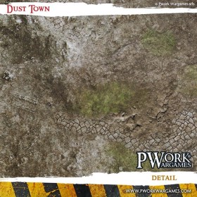 TAPIS DE JEU NEOPRENE DUST TOWN 90X90CM
