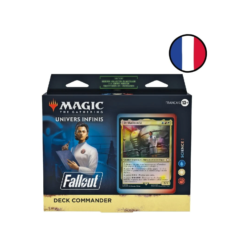 DECK COMMANDER UNIVERS INFINIS : FALLOUT SCIENCE ! - MAGIC FR DECK COMMANDER UNIVERS INFINIS : FALLOUT SCIENCE ! - MAGIC FR
