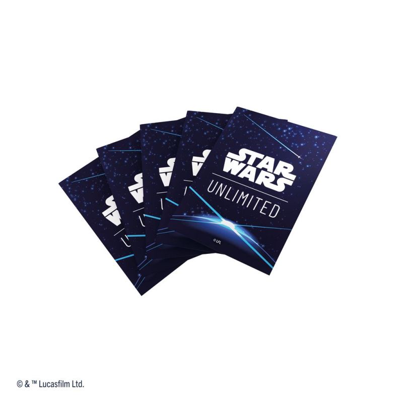 SW Unlimited Sleeves Double Pack : SpaceBlueGamegenic SW Unlimited Sleeves Double Pack : SpaceBlueGamegenic