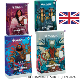 LOT 4 DECKS COMMANDER COLLECTOR MODERN HORIZON3 - FRANCAIS