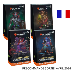 Lot des 4 Decks Commander hors-la-loi de Croisetonnerre - FRANCAIS