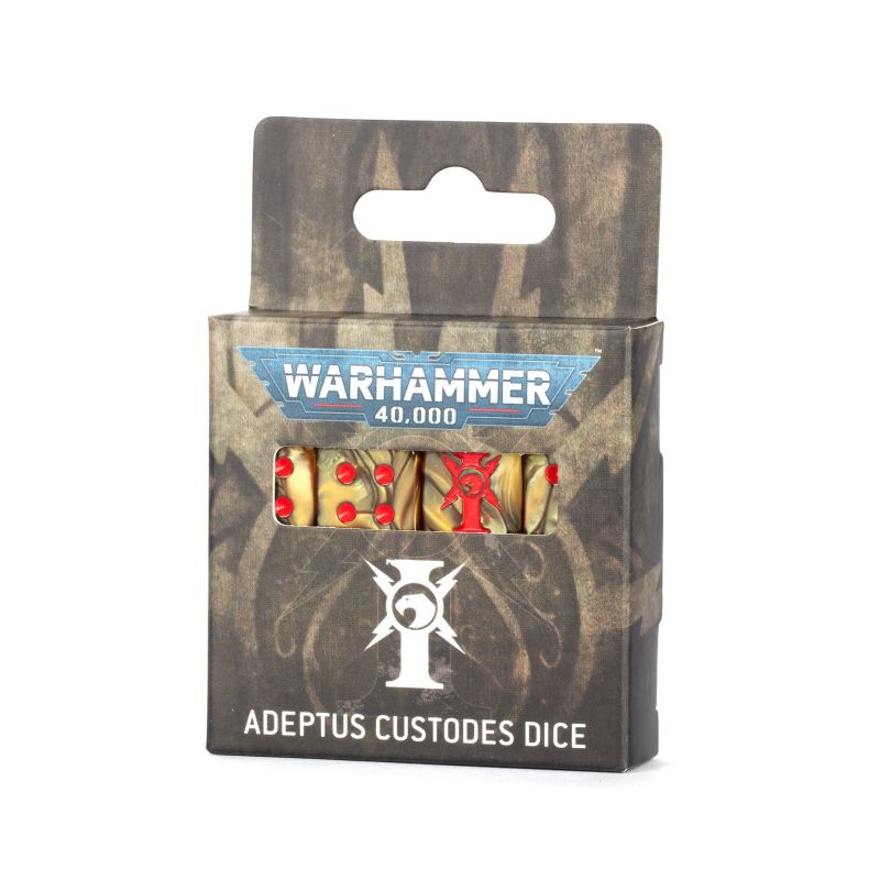 WARHAMMER 40000: ADEPTUS CUSTODES DICE WARHAMMER 40000: ADEPTUS CUSTODES DICE
