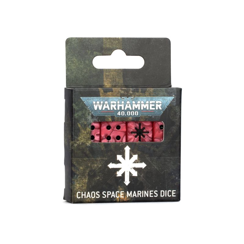 WARHAMMER 40000: CHAOS S/MARINES DICE WARHAMMER 40000: CHAOS S/MARINES DICE