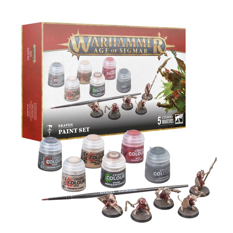 AOS SKAVEN + PAINT SET GER/FRE/ITA/DUT AOS SKAVEN + PAINT SET GER/FRE/ITA/DUT