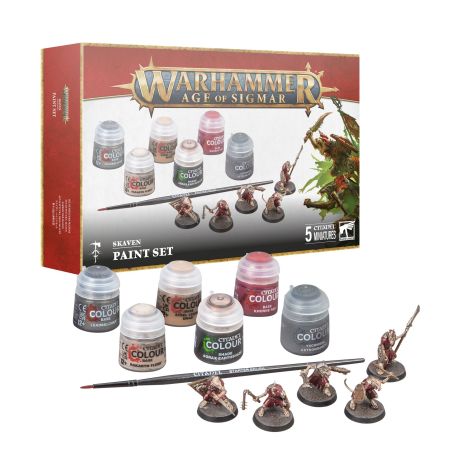 AOS SKAVEN + PAINT SET GER/FRE/ITA/DUT