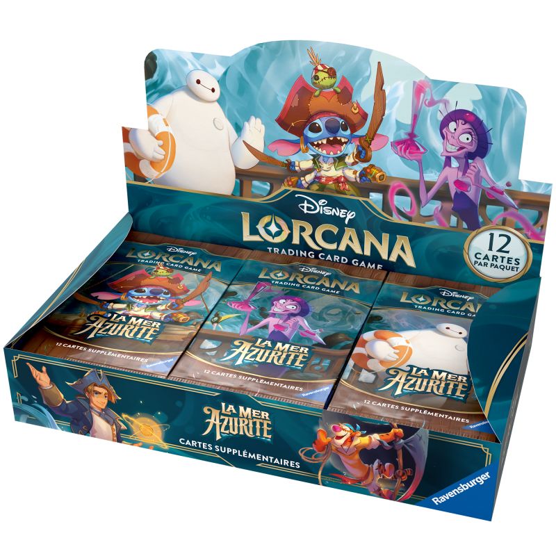 DISPLAY SET 6 LORCANA VF LA MER AZURITE DISPLAY SET 6 LORCANA VF LA MER AZURITE