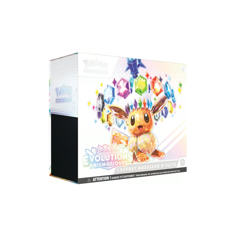 Pokémon JCC - Écarlate et Violet - Coffret Dresseur d'Élite EV 8.5 Évolutions Prismatiques - FR Pokémon JCC - Écarlate et Violet - Coffret Dresseur d'Élite EV 8.5 Évolutions Prismatiques - FR