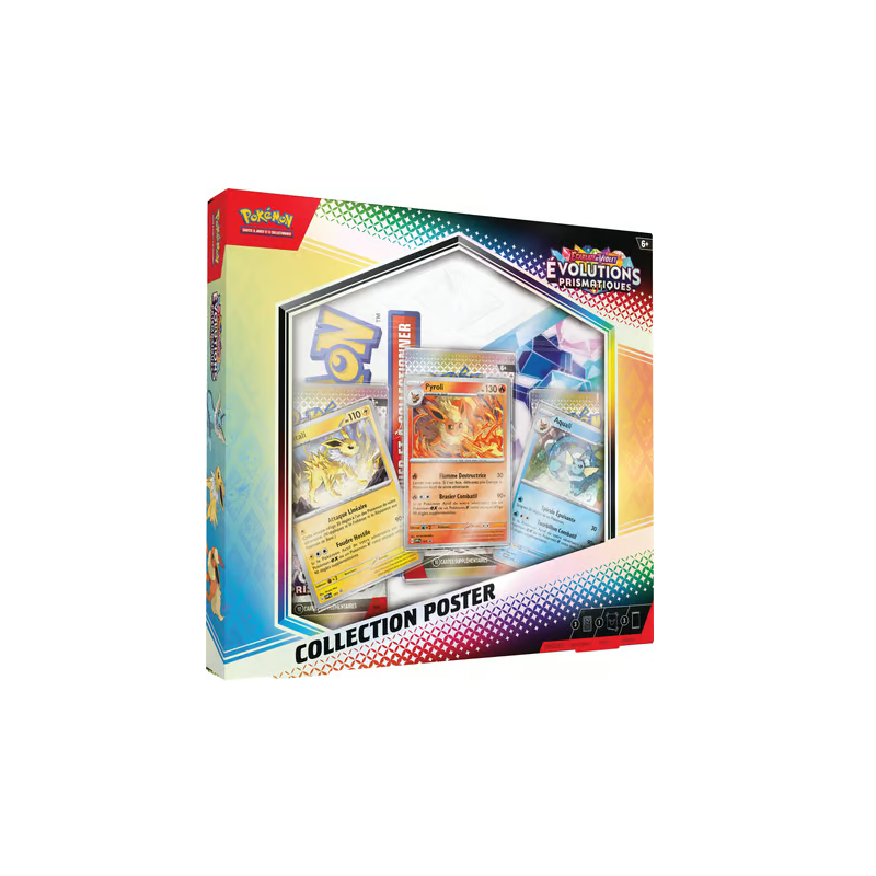 Pokémon JCC - Écarlate et Violet - Collection Poster EV 8.5 Évolutions Prismatiques - FR Pokémon JCC - Écarlate et Violet - Collection Poster EV 8.5 Évolutions Prismatiques - FR