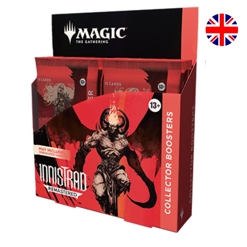 BOITE DE 12 BOOSTERS COLLECTORS INNISTRAD REMASTERED - MAGIC EN BOITE DE 12 BOOSTERS COLLECTORS INNISTRAD REMASTERED - MAGIC EN