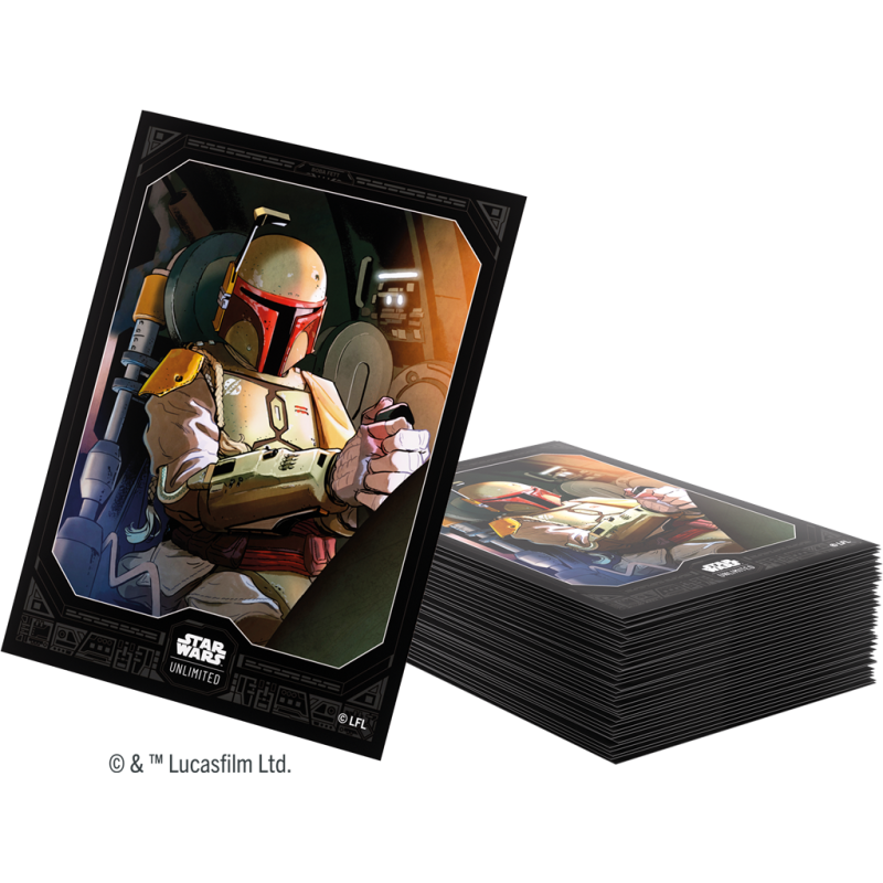 STAR WARS: UNLIMITED ART SLEEVES - BOBA FETT ACC. STAR WARS: UNLIMITED ART SLEEVES - BOBA FETT ACC.