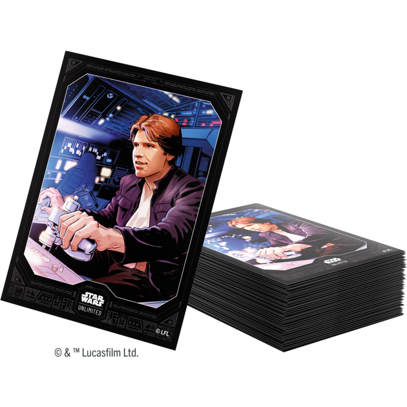 STAR WARS: UNLIMITED ART SLEEVES - HAN SOLO ACC. STAR WARS: UNLIMITED ART SLEEVES - HAN SOLO ACC.