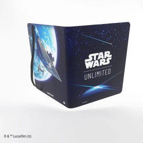 STAR WARS: UNLIMITED 18-POCKET ALBUM - CARD BACK BLUE