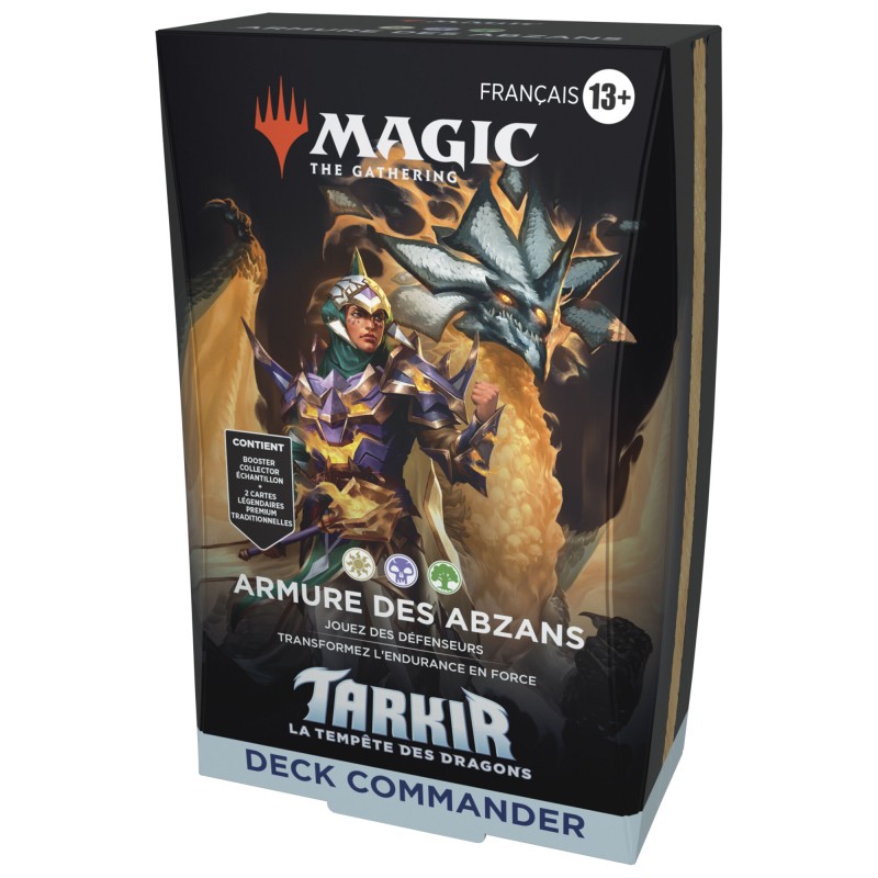 DECK COMMANDER TARKIR : LA TEMPÊTE DES DRAGONS - ARMURE ABZANS DECK COMMANDER TARKIR : LA TEMPÊTE DES DRAGONS - ARMURE ABZANS