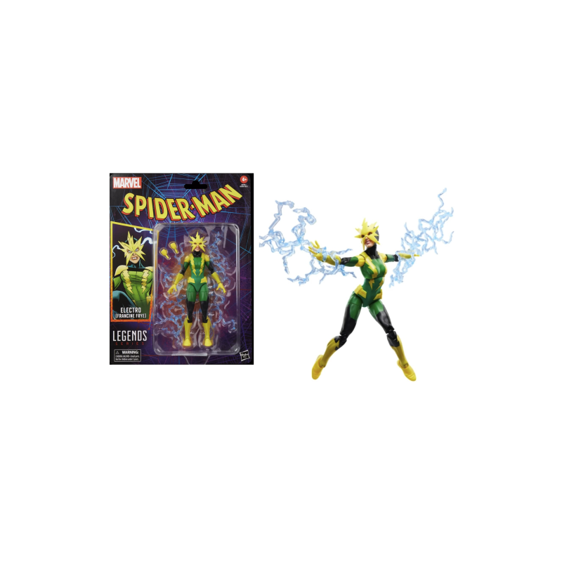 MARVEL - Electro (Francine Frye) - Figurine Legends Series 15cm MARVEL - Electro (Francine Frye) - Figurine Legends Series 15cm