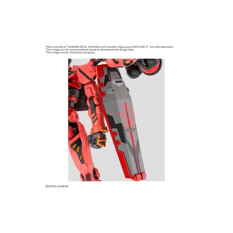 GUNDAM - Decal 140 Gundam GQuuuuuuX 2 - Model Kit GUNDAM - Decal 140 Gundam GQuuuuuuX 2 - Model Kit