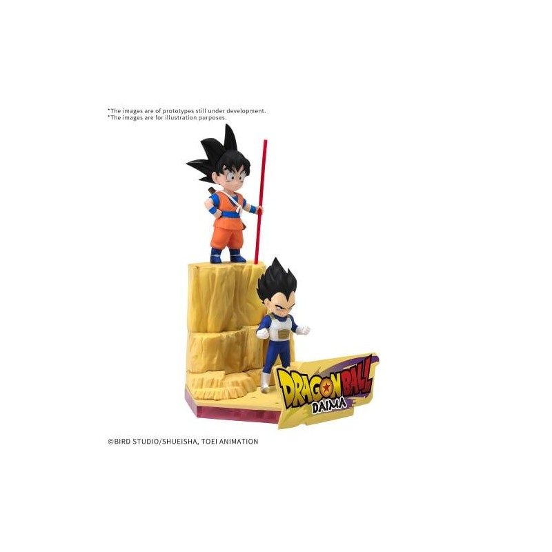 DRAGON BALL DAIMA - Son Goku (Mini) & Vegeta (Mini) - Model Kit DRAGON BALL DAIMA - Son Goku (Mini) & Vegeta (Mini) - Model Kit