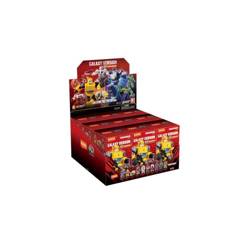TRANSFORMERS - Galaxy Version 03 - Model Kit Blokees Display 9 pc TRANSFORMERS - Galaxy Version 03 - Model Kit Blokees Display 9 pc