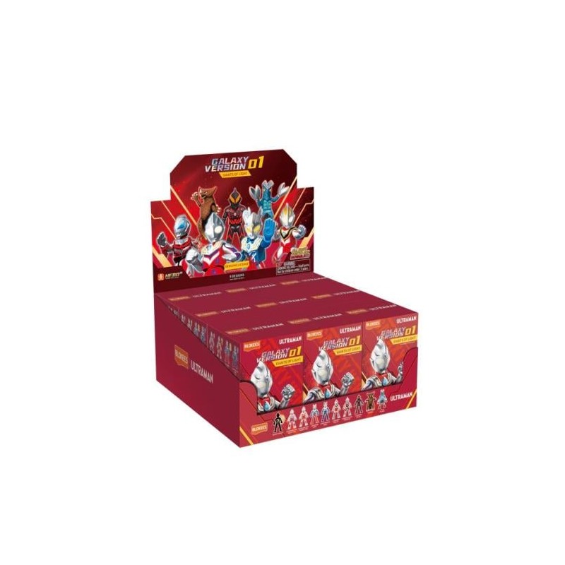 ULTRAMAN - Galaxy Version Giants Light - Model Kit Blokees Display 9pc ULTRAMAN - Galaxy Version Giants Light - Model Kit Blokees Display 9pc