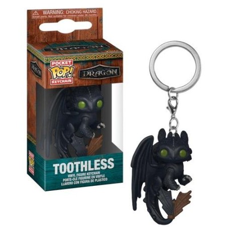 DRAGON LIVE ACTION - Pocket Pop Keychain - Krokmou