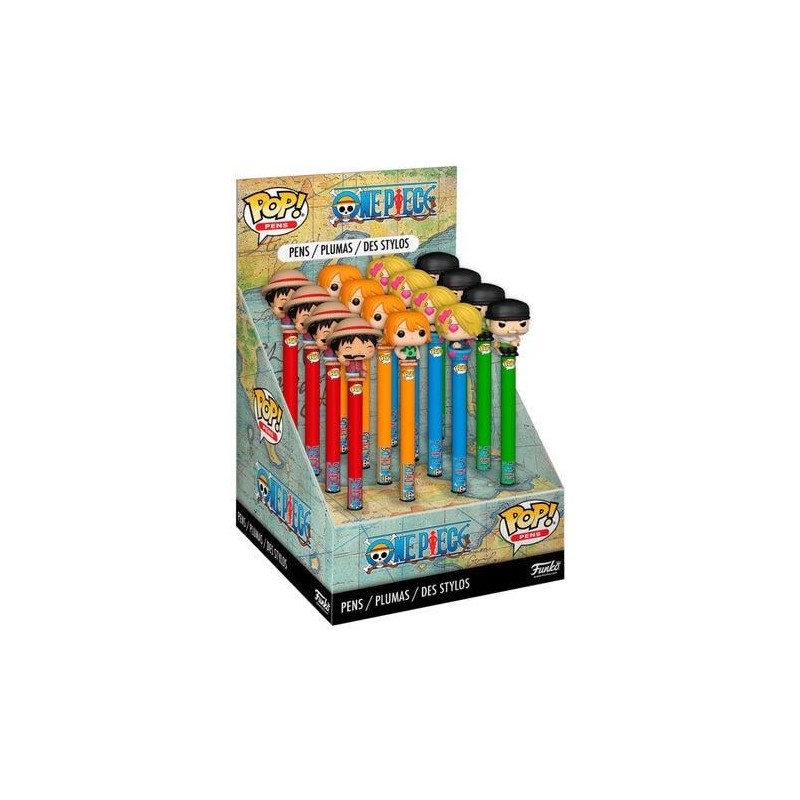 ONE PIECE - Pen Toppers Dislay Funko POP (Box 16 Pcs) ONE PIECE - Pen Toppers Dislay Funko POP (Box 16 Pcs)