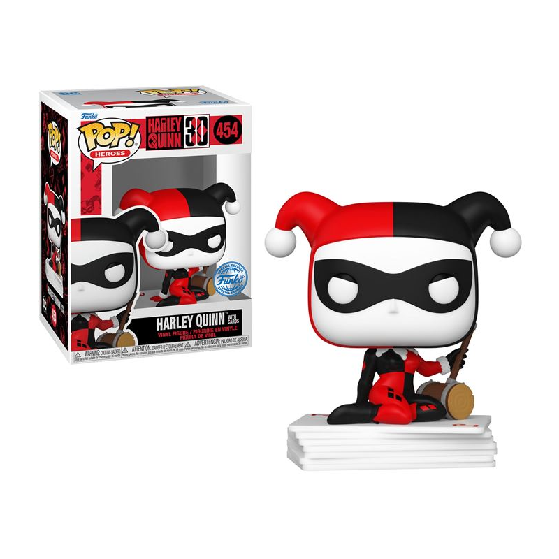 DC COMICS - POP N° 454 - Harley Quinn Avec Cartes DC COMICS - POP N° 454 - Harley Quinn Avec Cartes