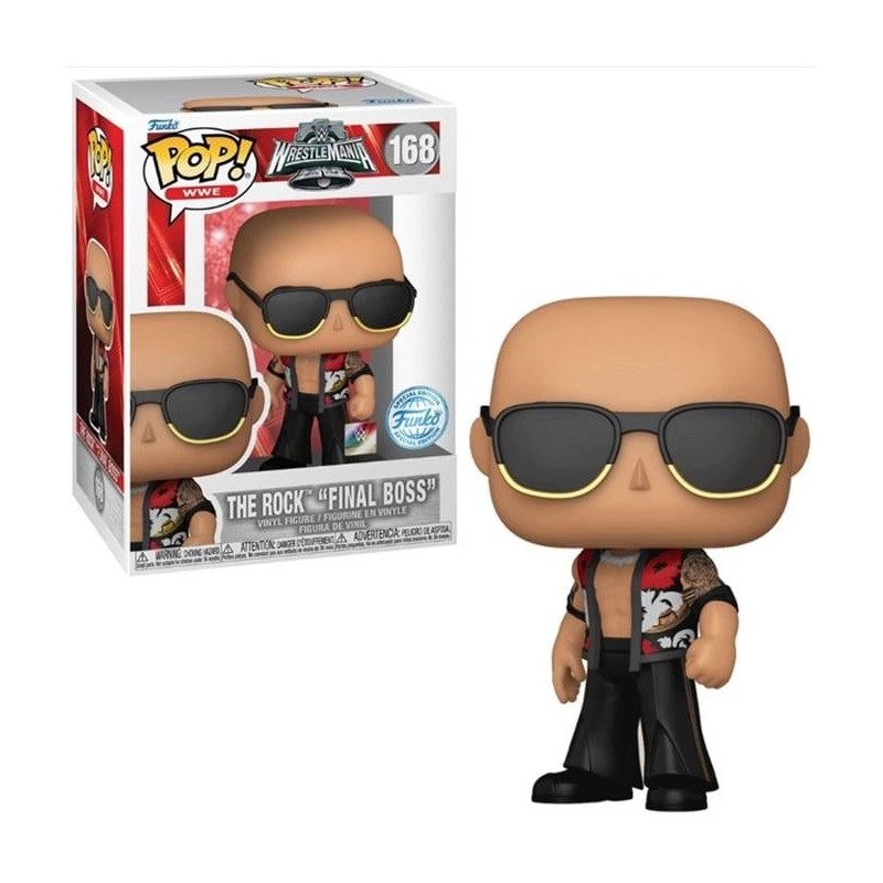 THE ROCK - POP WWE N° 168 - Final Boss (WrestleMania 40) THE ROCK - POP WWE N° 168 - Final Boss (WrestleMania 40)