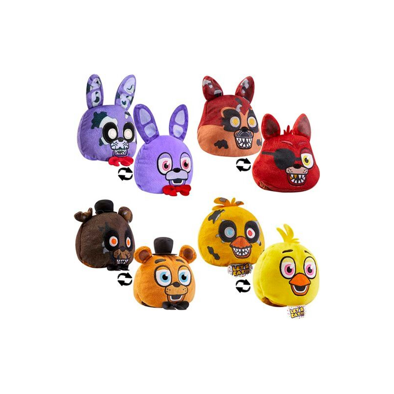 FNAF - Assortiment 12 Peluches Réversible 10cm FNAF - Assortiment 12 Peluches Réversible 10cm