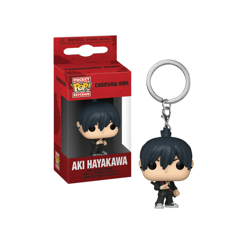 CHAINSAW MAN - Pocket Pop Keychains - Aki CHAINSAW MAN - Pocket Pop Keychains - Aki