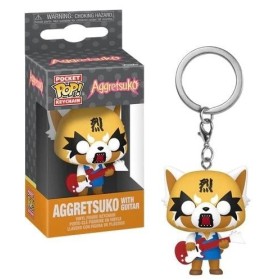 AGGRETSUKO - Pocket Pop Keychains - Aggretsuko avec Guitare