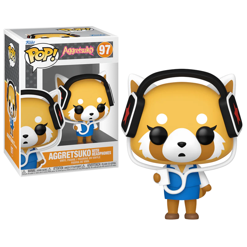 AGGRETSUKO - POP Sanrio N° 97 - Aggretsuko Avec Ecouteurs AGGRETSUKO - POP Sanrio N° 97 - Aggretsuko Avec Ecouteurs