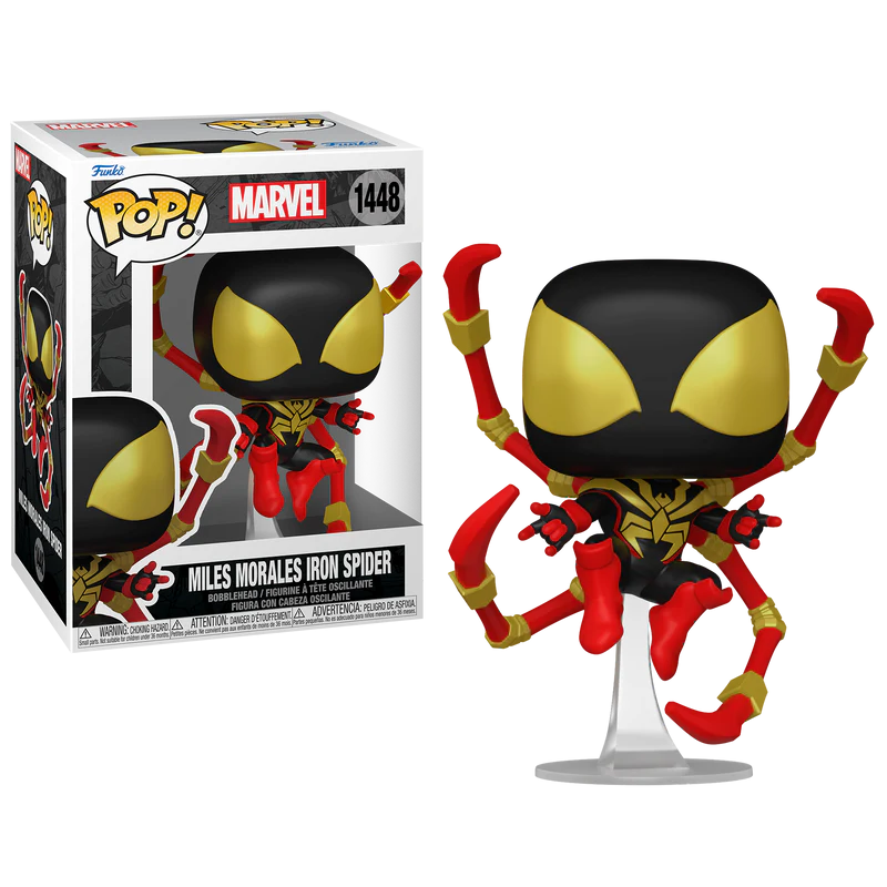SPIDER-MAN COMICS - POP Marvel N° 1448 - Miles Iron Spider avec Chase SPIDER-MAN COMICS - POP Marvel N° 1448 - Miles Iron Spider avec Chase