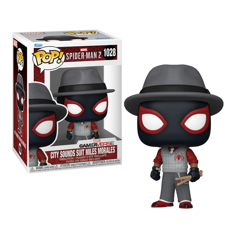 SPIDER-MAN 2 - POP Games N° 1028 - City Sounds Miles Morales SPIDER-MAN 2 - POP Games N° 1028 - City Sounds Miles Morales