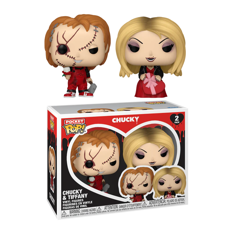 VALENTINES - Pocket Pop 2 Pack- Chucky & Tiffany VALENTINES - Pocket Pop 2 Pack- Chucky & Tiffany