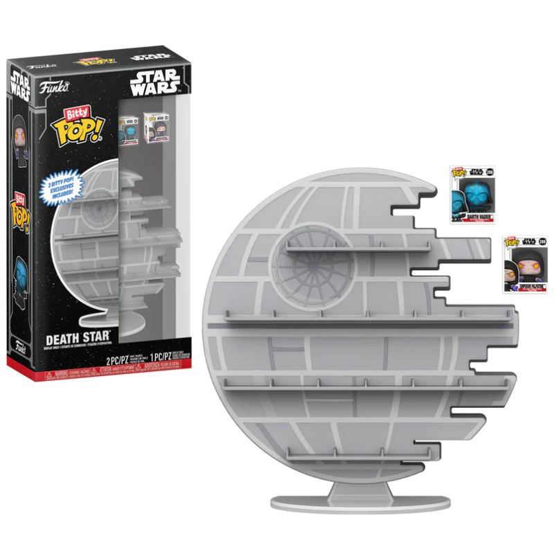 BITTY POP Display - Death Star w/2 Exclusive Bitty Pop BITTY POP Display - Death Star w/2 Exclusive Bitty Pop