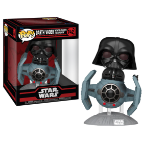 STAR WARS DARKSIDE - POP Ride DLX NÂ° 742 -Tie Advanced avec Dark Vador