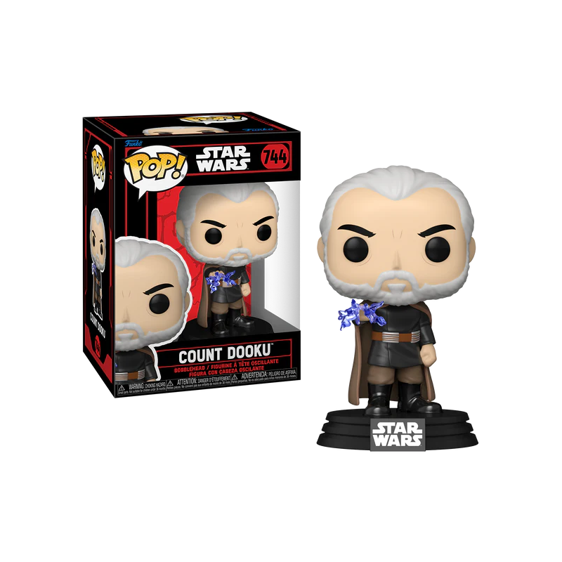 STAR WARS DARKSIDE - POP Star Wars N° 744 - Comte Dooku STAR WARS DARKSIDE - POP Star Wars N° 744 - Comte Dooku