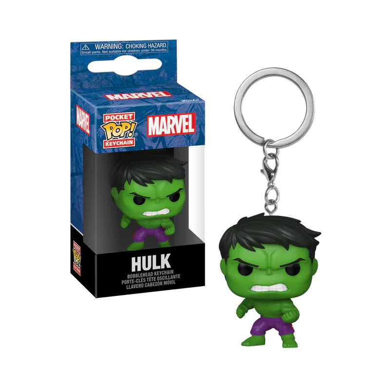 MARVEL NEW CLASSICS - Pocket Pop Keychains - Hulk MARVEL NEW CLASSICS - Pocket Pop Keychains - Hulk