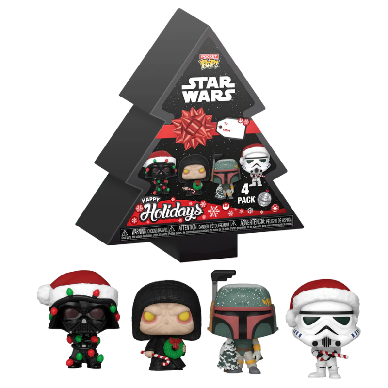 STAR WARS - Pocket Pop 4 Pack - Tree Holiday STAR WARS - Pocket Pop 4 Pack - Tree Holiday