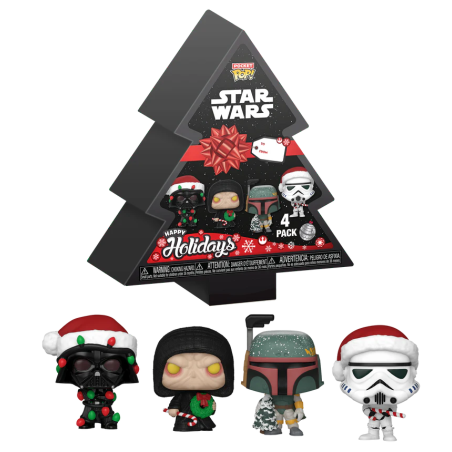 STAR WARS - Pocket Pop 4 Pack - Tree Holiday